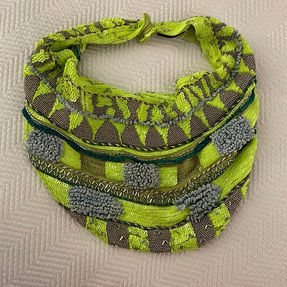 Mignonne Gavigan beaded scarf necklace